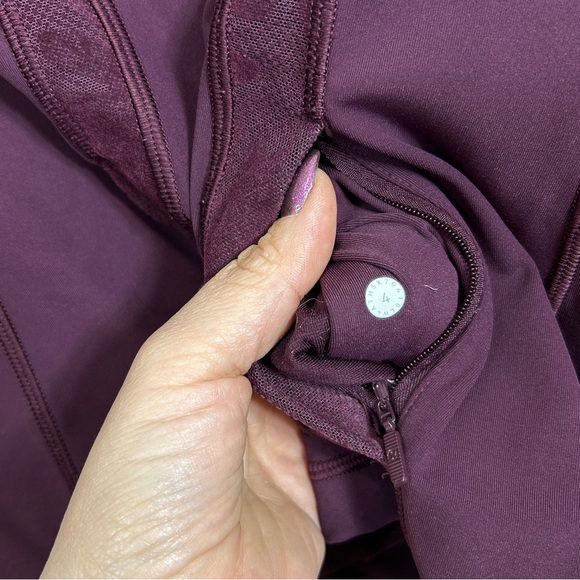 Mint🌟Lululemon Define Jacket Flocked Size 4 Dark Adobe Flattering Fit - Picture 10 of 10
